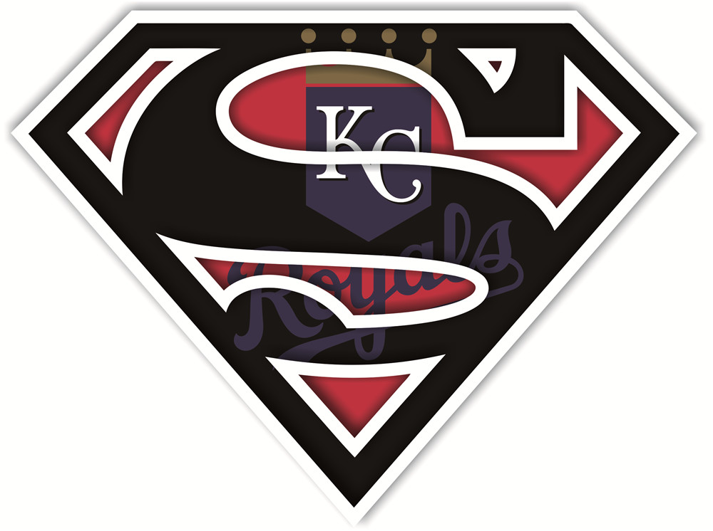 Kansas City Royals superman logos fabric transfer